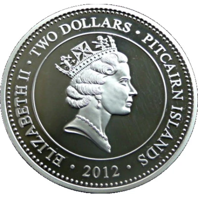 2 Dollars - Elizabeth II Lifetime of Service front