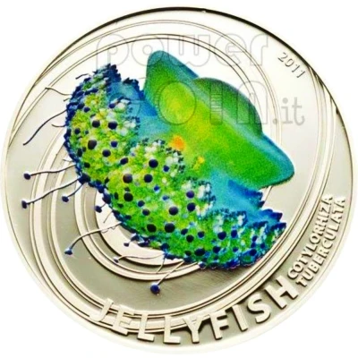 2 Dollars - Elizabeth II Mediterranean Jellyfish back