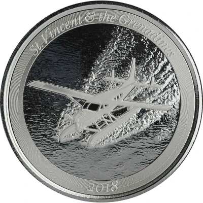 2 Dollars - Elizabeth II Seaplane back