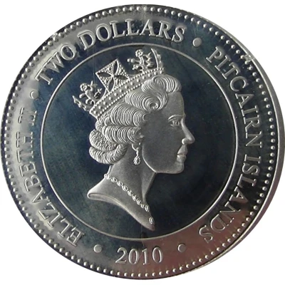 2 Dollars - Elizabeth II White Spotted Jellyfish front