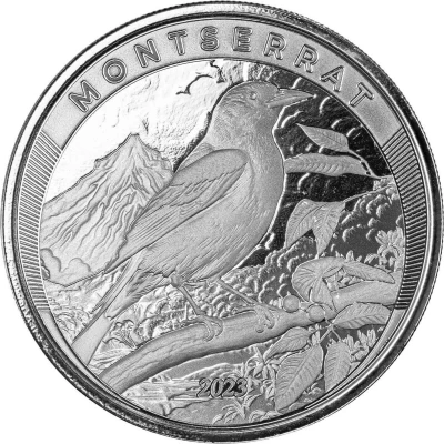 2 Dollars Montserrat Oriole back