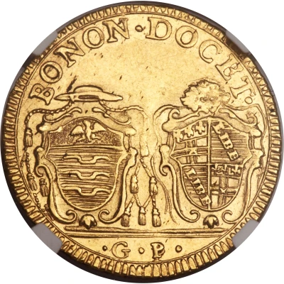 2 Doppie - Pius VI Semi-oval shields back