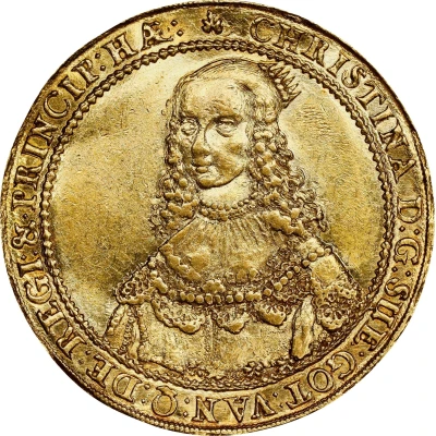 2 Ducats - Christina 1st portrait front