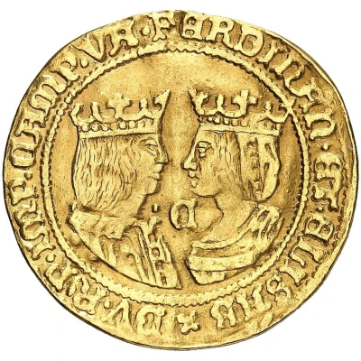 2 Ducats - Ferdinand and Isabella ND front