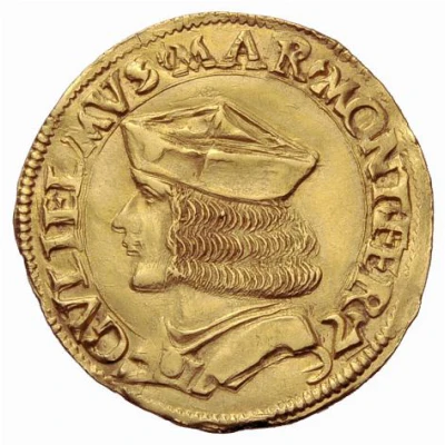 2 Ducats - Guglielmo IX Paleologo ND front