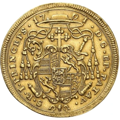 2 Ducats - John Philip of Lamberg back