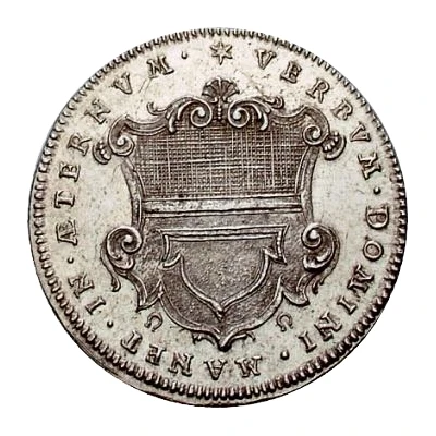 2 Ducats Silver pattern strike; Augsburg Confession front