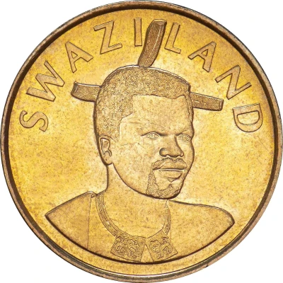 2 Emalangeni - Mswati III front