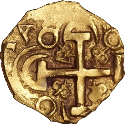 2 Escudos - Charles II back