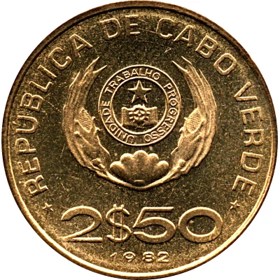 2½ Escudos FAO front