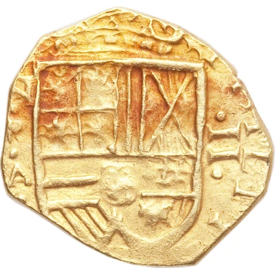 2 Escudos - Philip IV front