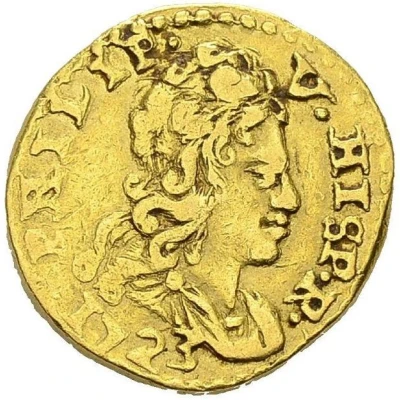 2 Escudos - Philip V bust right front