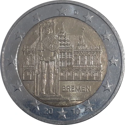 2 Euros Bundesländer - "Bremen" front