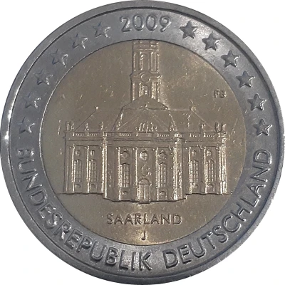 2 Euros Bundesländer - "Saarland" front