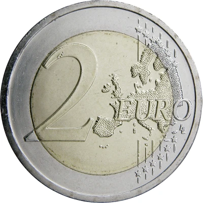 2 Euros Slovak Republic back