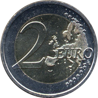 2 Euros University Istropolitana back