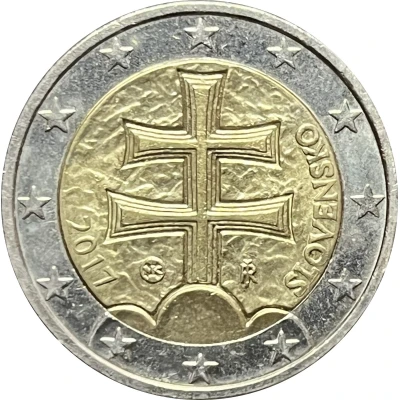 2 Euros front