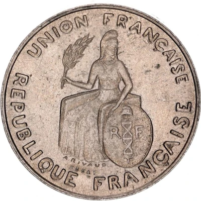 2 Francs Essai, raised design front