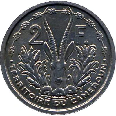 2 Francs Pattern back