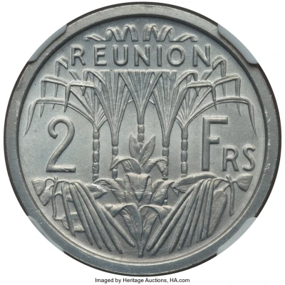 2 Francs Piedfort Essai back