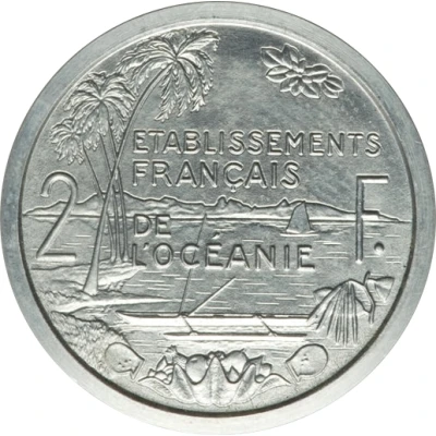 2 Francs Piedfort Essai back