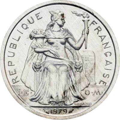 2 Francs Piedfort aluminium front