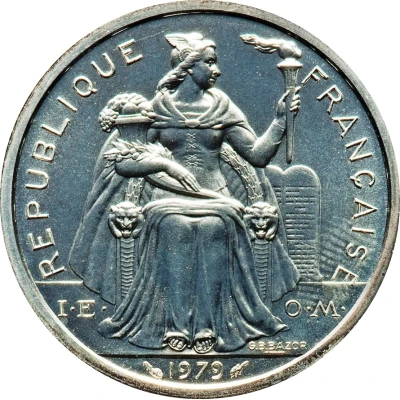 2 Francs Piedfort silver front