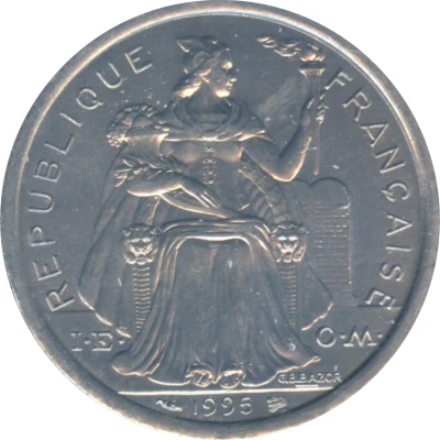 2 Francs with IEOM front