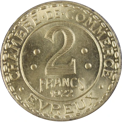 2 Francs back