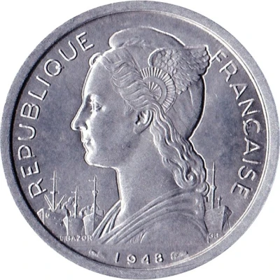 2 Francs front