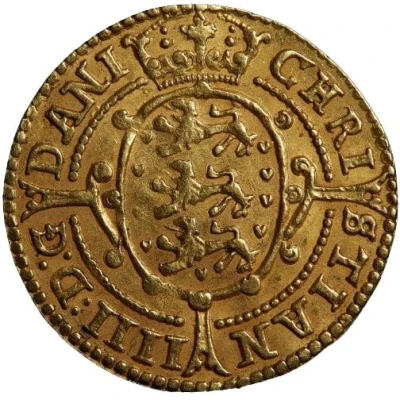 2 Gold Kronen - Christian IV front