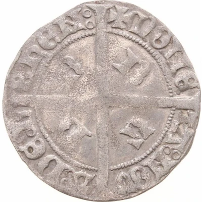 2 Groats "Kromstaart" - William II of Sombreffe ND back