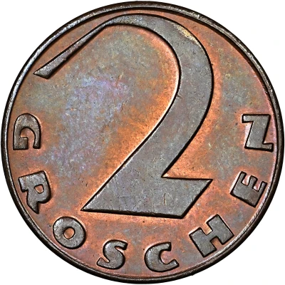 2 Groschen back