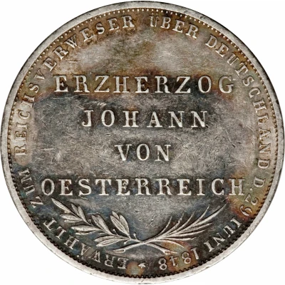 2 Gulden Archduke John back