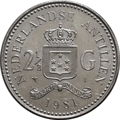 2½ Gulden - Beatrix back