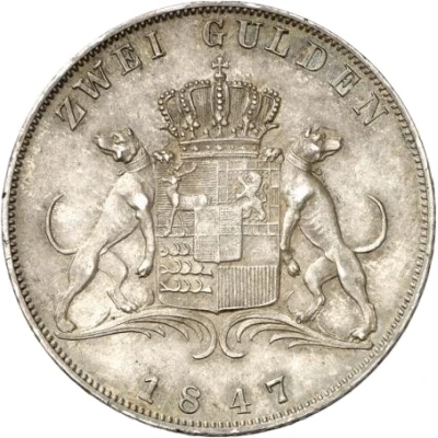 2 Gulden - Charles back