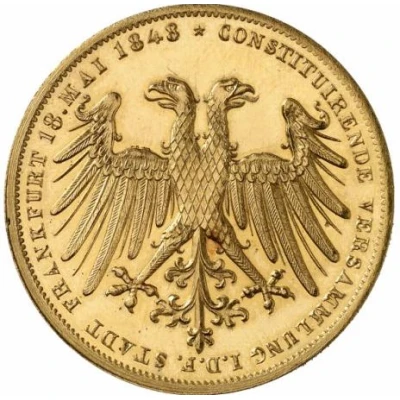 2 Gulden Constitutional Convention; Gold Pattern front