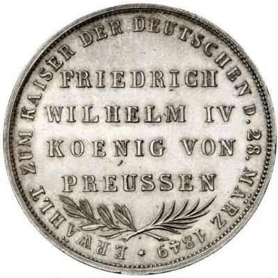 2 Gulden Imperial election of Frederick William IV - Mule back