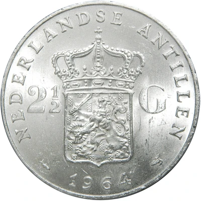 2½ Gulden - Juliana back