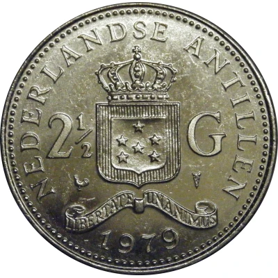 2½ Gulden - Juliana back