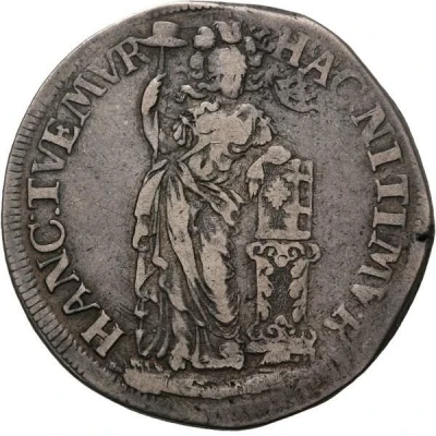 2 Gulden Provincial arms back