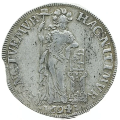 2 Gulden United Provinces arms back