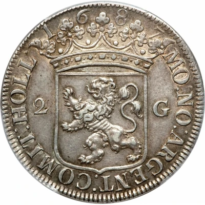 2 Gulden front