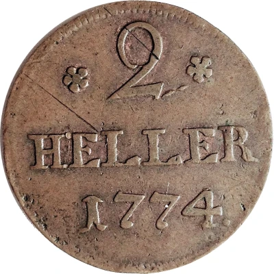 2 Heller - Frederick II back