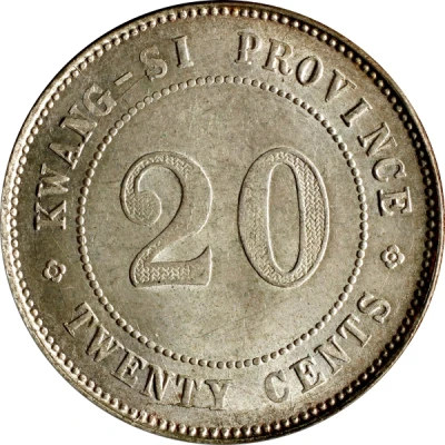 2 Jiao / 20 Cents Kwang-si; with Kuei back