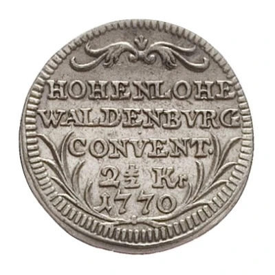 2½ Kreuzer - Charles Albert front