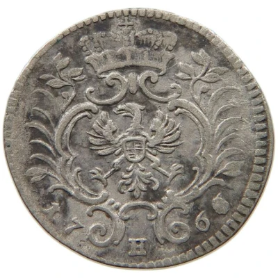 2½ Kreuzer - Frederick Christian front