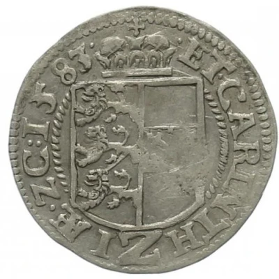 2 Kreuzers - Charles II Francis of Austria Klagenfurt back