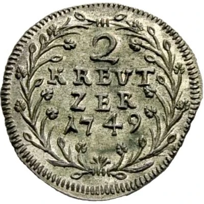 2 Kreuzers - Thomas III back