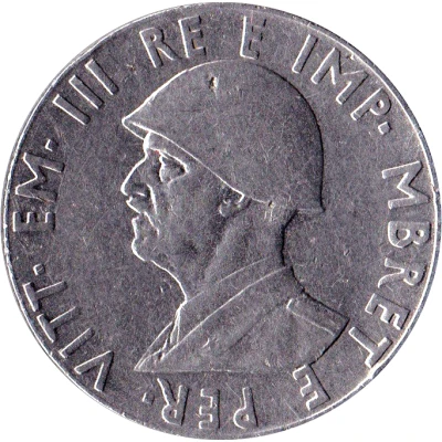 2 Lek - Victor Emmanuel III front